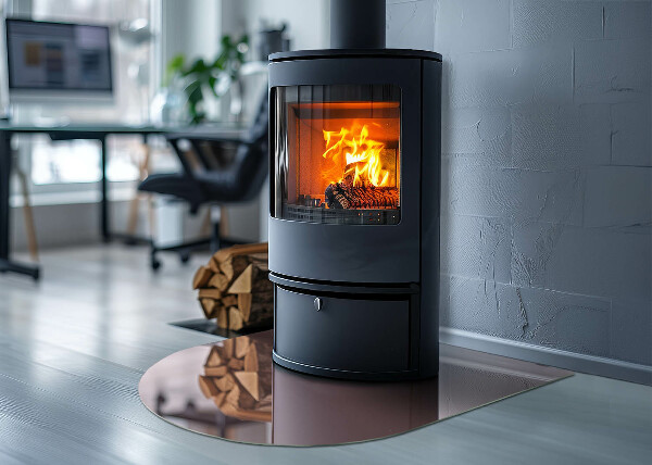 Félovális kandalló alátét Szín Rózsaszín