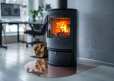 Félovális kandalló alátét Szín Rózsaszín