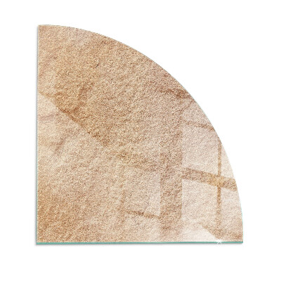 Sarok üveg alátét kandallóhoz A kőszerkezet jellege