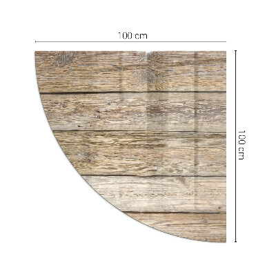 Negyed alakú kandalló alátét Természetes stílusú táblák