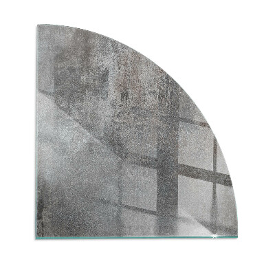 Sarok kandalló üveg alátét Nyers szerkezeti minta