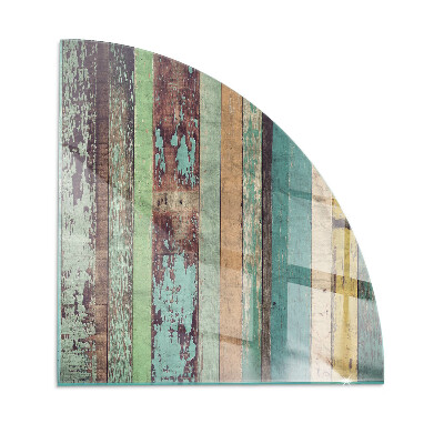 Sarok kandalló üveg alátét Tábla színek különböző árnyalatokban