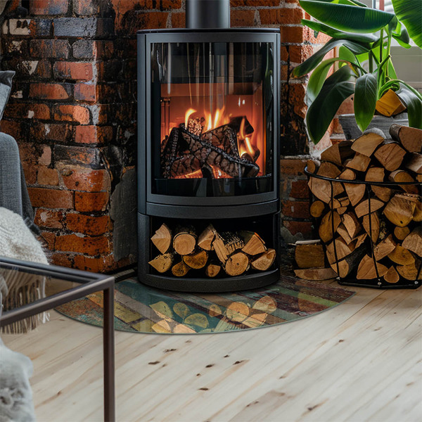 Sarok kandalló üveg alátét Tábla színek különböző árnyalatokban