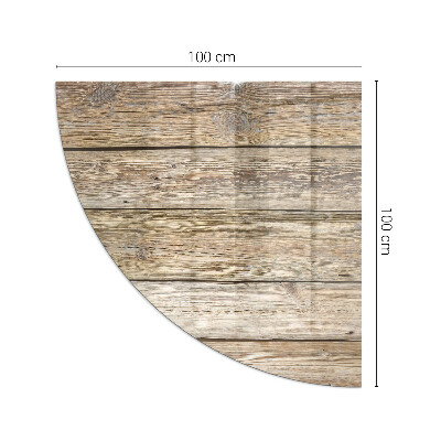Sarok üveg alátét kandallóhoz Faerezet természetes stílusban