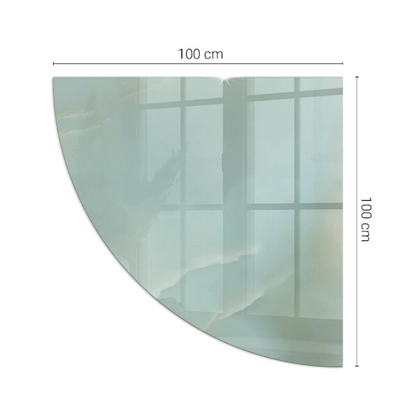 Negyed alakú kandalló alátét Márvány motívum finom árnyalatokban