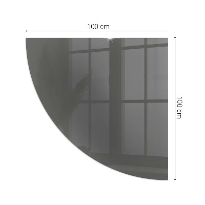 Sarok kandalló üveg alátét Szín Szürkésbarna