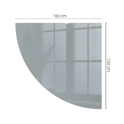 Sarok üveg alátét kandallóhoz Szín Szürke