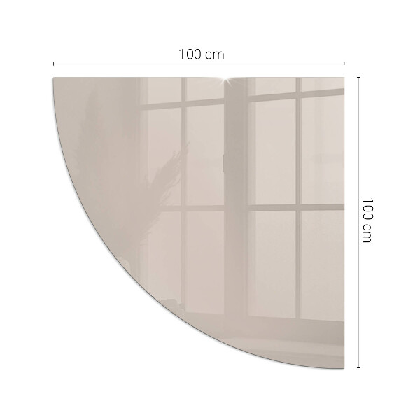 Sarok kandalló üveg alátét Szín Világosbarna