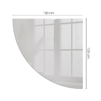 Sarok üveg alátét kandallóhoz Szín Szürke