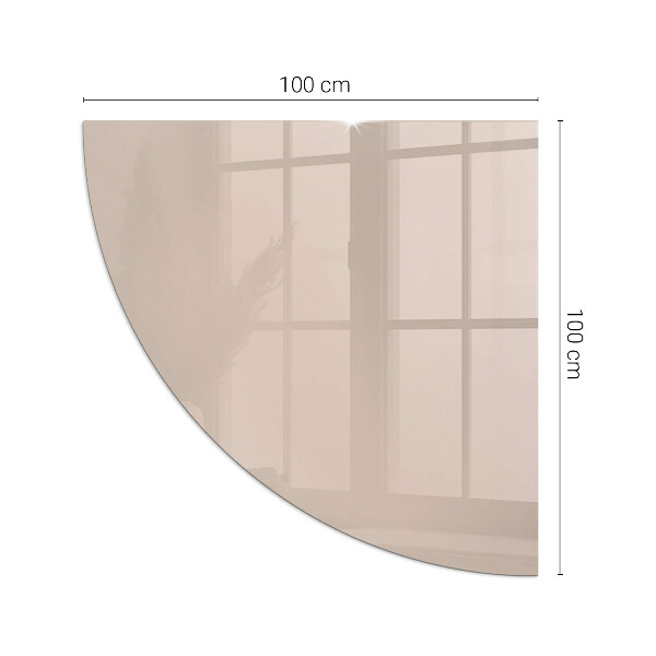 Sarok kandalló üveg alátét Szín Világosbarna