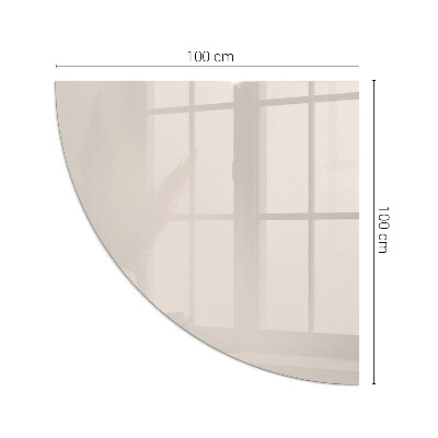 Negyed alakú kandalló alátét Szín Halványrózsaszín