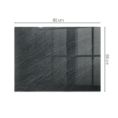 Téglalap üveg alátét kandallóhoz Természetes kő minta