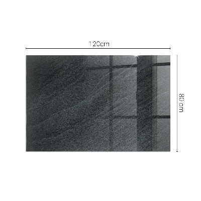 Téglalap üveg alátét kandallóhoz Természetes kő minta
