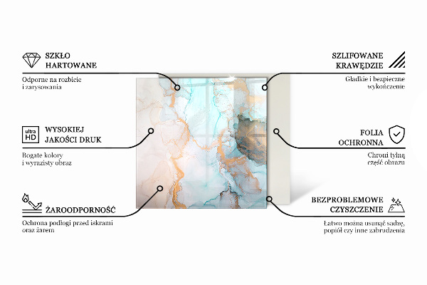Téglalap formájú kandalló alátét Geometria három dimenzióban