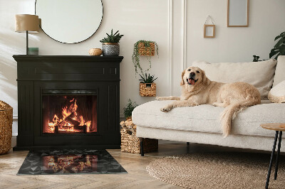 Téglalap formájú kandalló alátét Geometria három dimenzióban