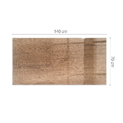 Téglalap üveg alátét kandallóhoz Fa ihlette minta