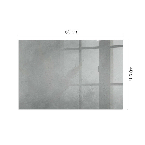 Téglalap alakú kandalló üveg alátét Hatásos betonszerkezet