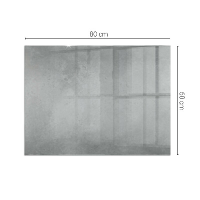 Téglalap alakú kandalló üveg alátét Hatásos betonszerkezet