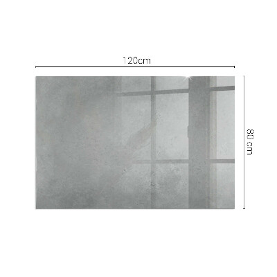 Téglalap alakú kandalló üveg alátét Hatásos betonszerkezet