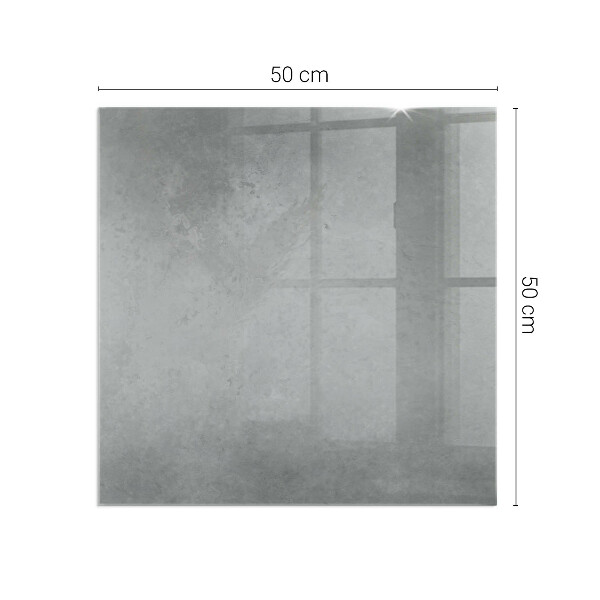 Téglalap alakú kandalló üveg alátét Hatásos betonszerkezet