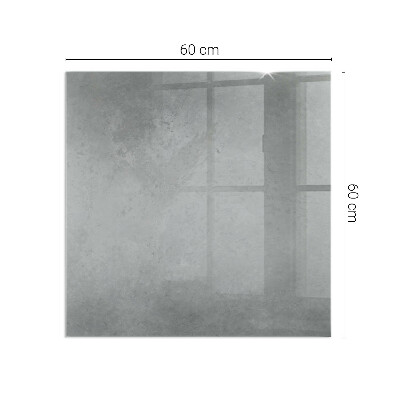 Téglalap alakú kandalló üveg alátét Hatásos betonszerkezet
