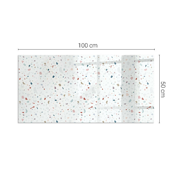 Téglalap üveg alátét kandallóhoz Miniatűr formák