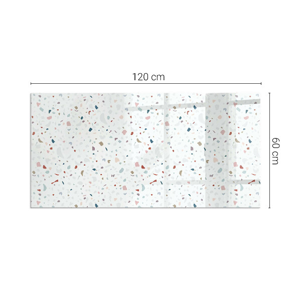 Téglalap üveg alátét kandallóhoz Miniatűr formák