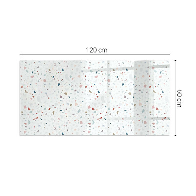Téglalap üveg alátét kandallóhoz Miniatűr formák