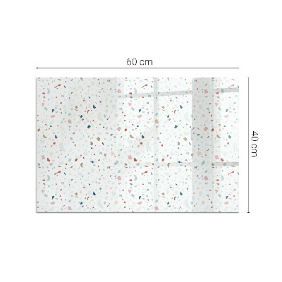 Téglalap üveg alátét kandallóhoz Miniatűr formák