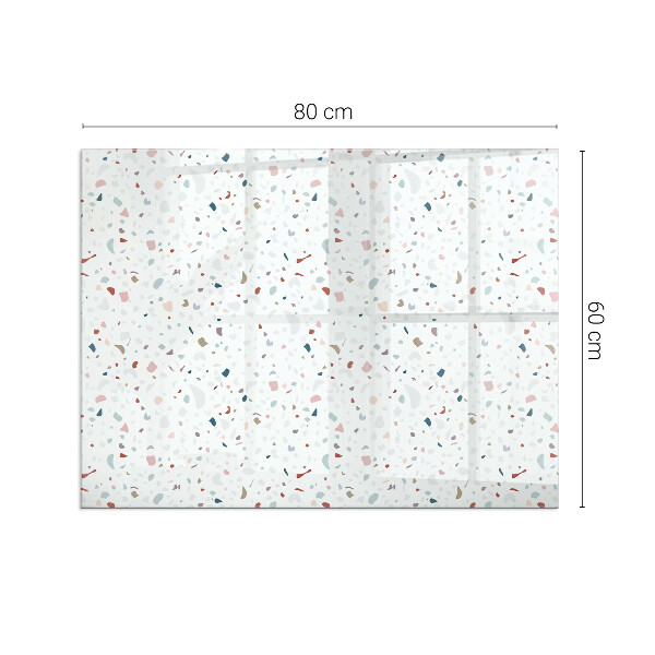 Téglalap üveg alátét kandallóhoz Miniatűr formák