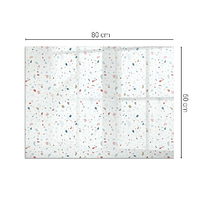 Téglalap üveg alátét kandallóhoz Miniatűr formák