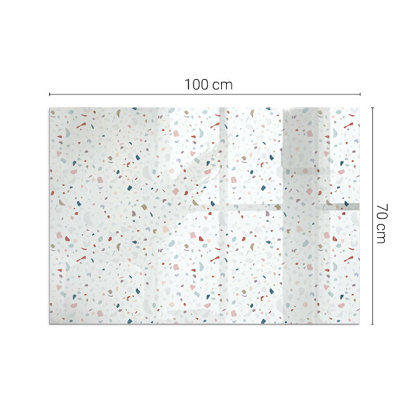 Téglalap üveg alátét kandallóhoz Miniatűr formák