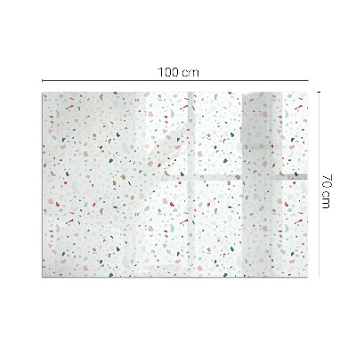 Téglalap üveg alátét kandallóhoz Miniatűr formák