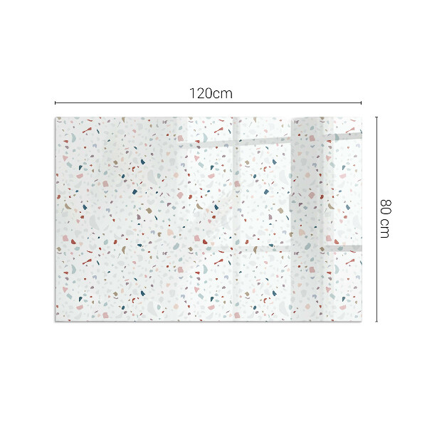 Téglalap üveg alátét kandallóhoz Miniatűr formák