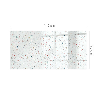 Téglalap üveg alátét kandallóhoz Miniatűr formák