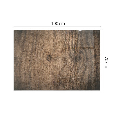 Téglalap formájú kandalló alátét Fenyőfa minta