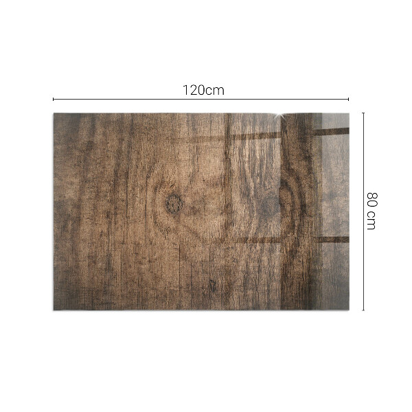 Téglalap formájú kandalló alátét Fenyőfa minta