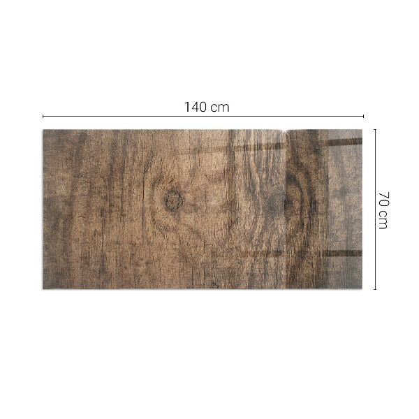 Téglalap formájú kandalló alátét Fenyőfa minta