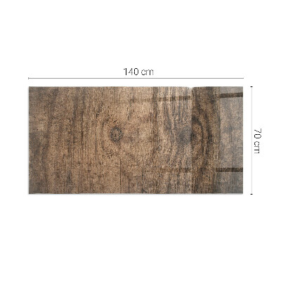 Téglalap formájú kandalló alátét Fenyőfa minta