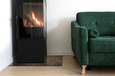 Téglalap formájú kandalló alátét Fenyőfa minta