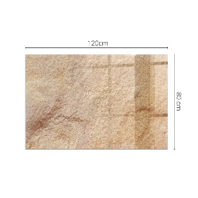 Téglalap üveg alátét kandallóhoz A kőszerkezet jellege