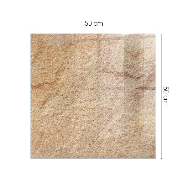 Téglalap üveg alátét kandallóhoz A kőszerkezet jellege