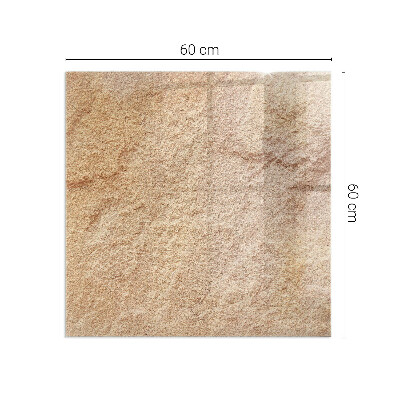 Téglalap üveg alátét kandallóhoz A kőszerkezet jellege