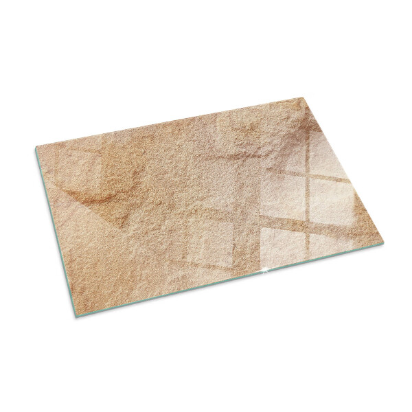 Téglalap üveg alátét kandallóhoz A kőszerkezet jellege