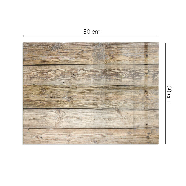 Téglalap alakú kandalló üveg alátét Fából készült mozaik az elrendezésben