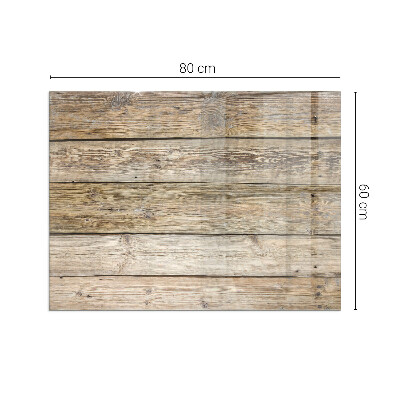 Téglalap alakú kandalló üveg alátét Fából készült mozaik az elrendezésben