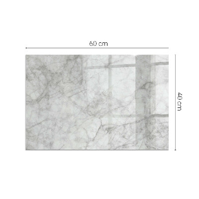 Téglalap üveg alátét kandallóhoz Márvány textúra elegáns stílusban