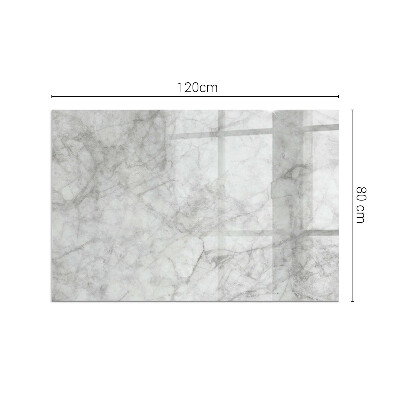 Téglalap üveg alátét kandallóhoz Márvány textúra elegáns stílusban