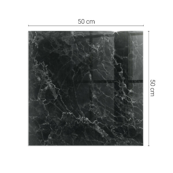 Téglalap formájú kandalló alátét Stílusos márvány motívum