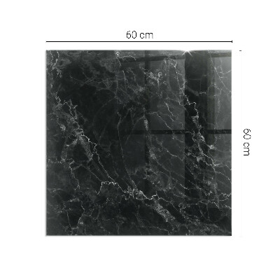 Téglalap formájú kandalló alátét Stílusos márvány motívum
